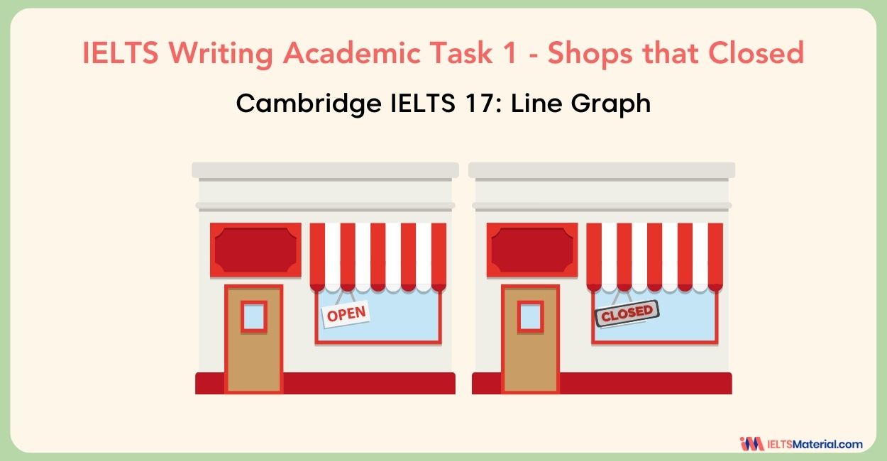 IELTS Academic Writing Task 1  – Shops that Closed